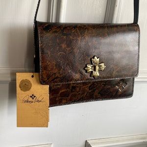 PATRICIA NASH 10th anniversary animal print crossbody. Brand New.